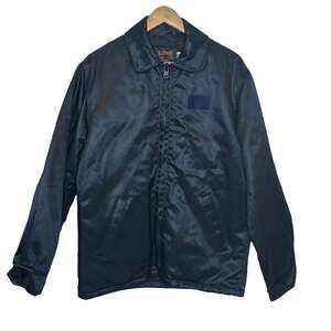 Schott NYC NWT 1990's Navy Blue Security Military Bomber Jacket 978-31